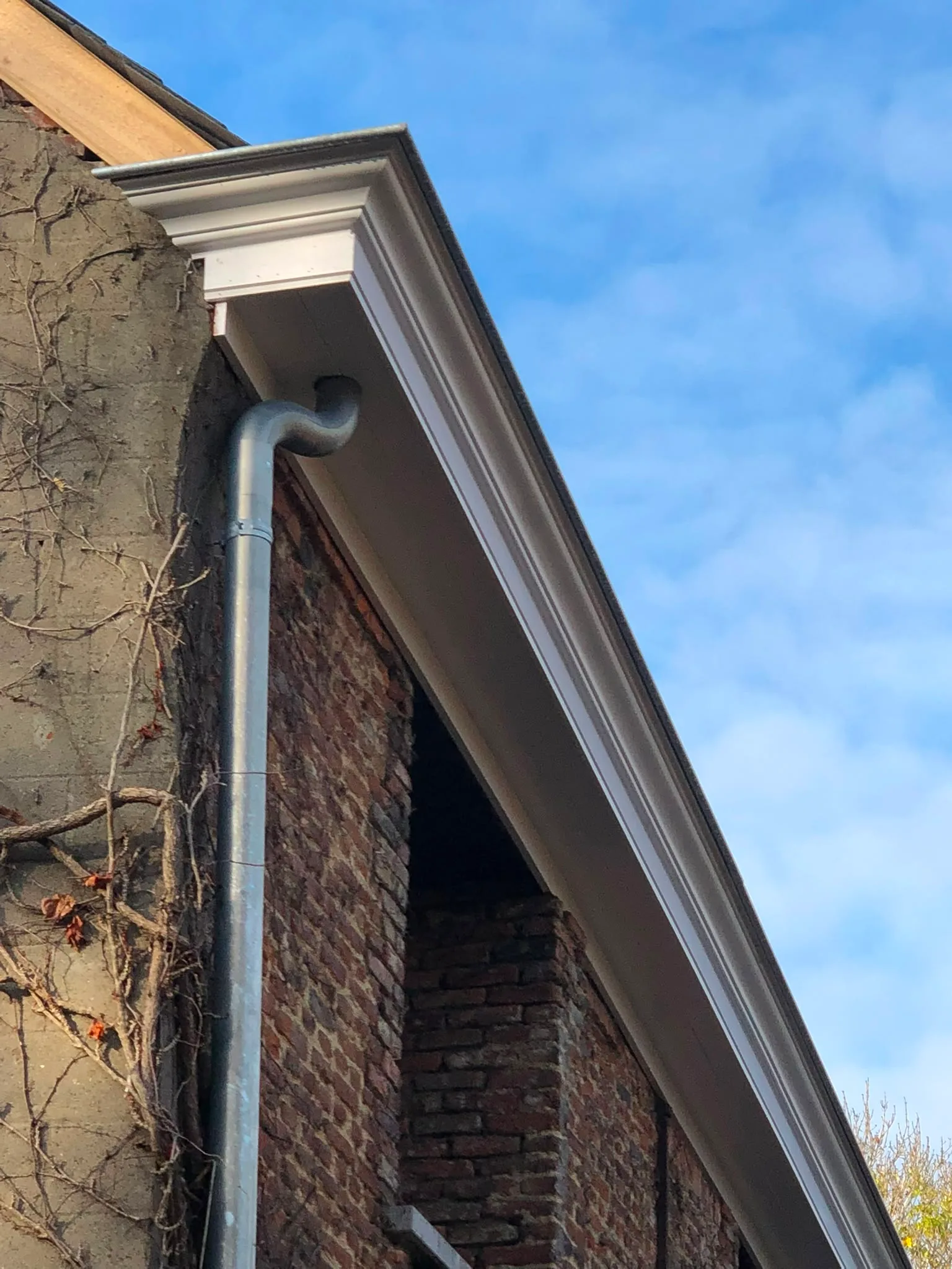 Dakgoot en afvoerleiding installatie