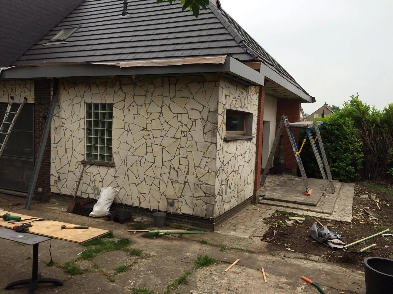 Dak renovatie residentieel project
