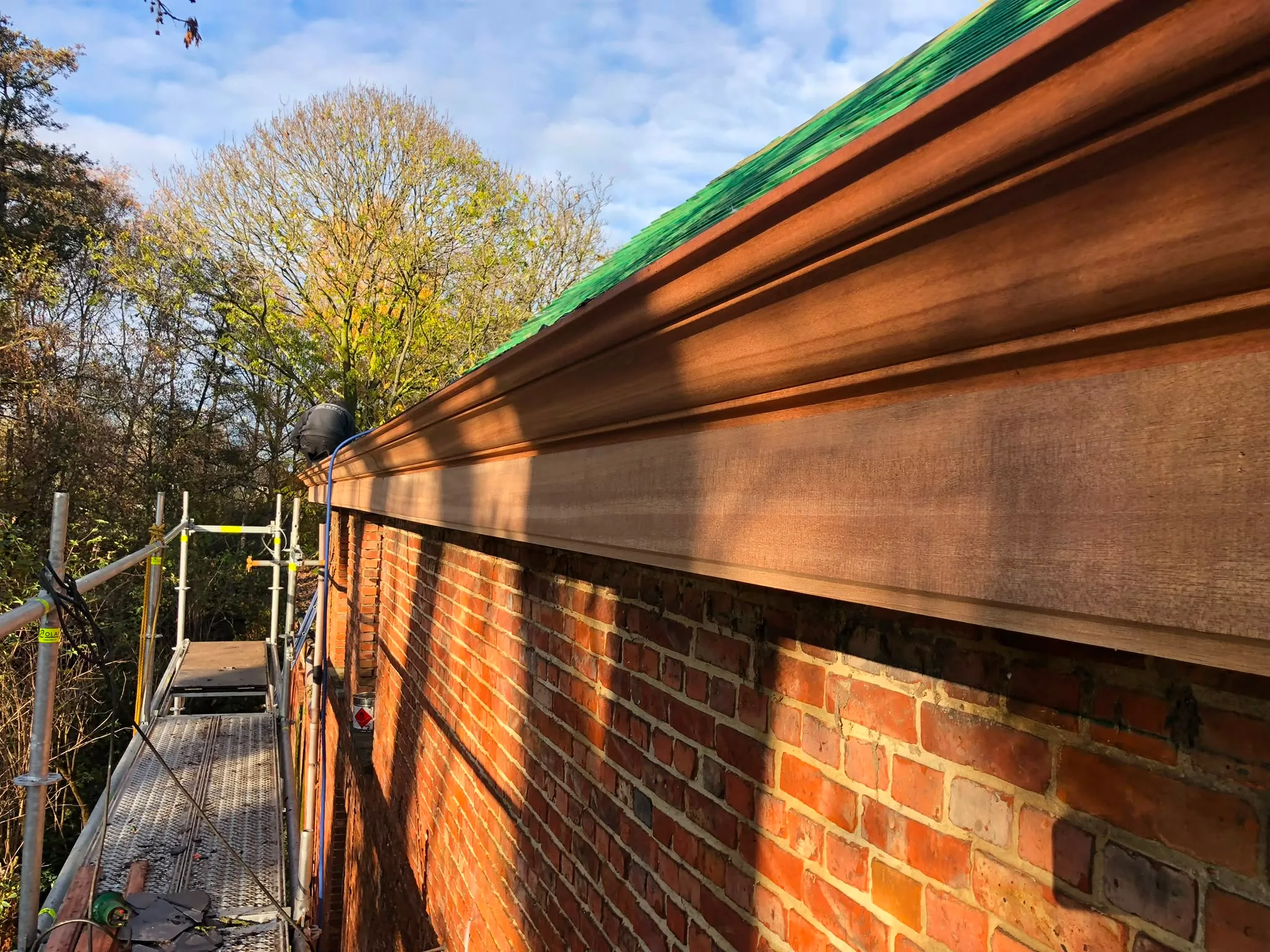 Dakherstel en groene goten installatie