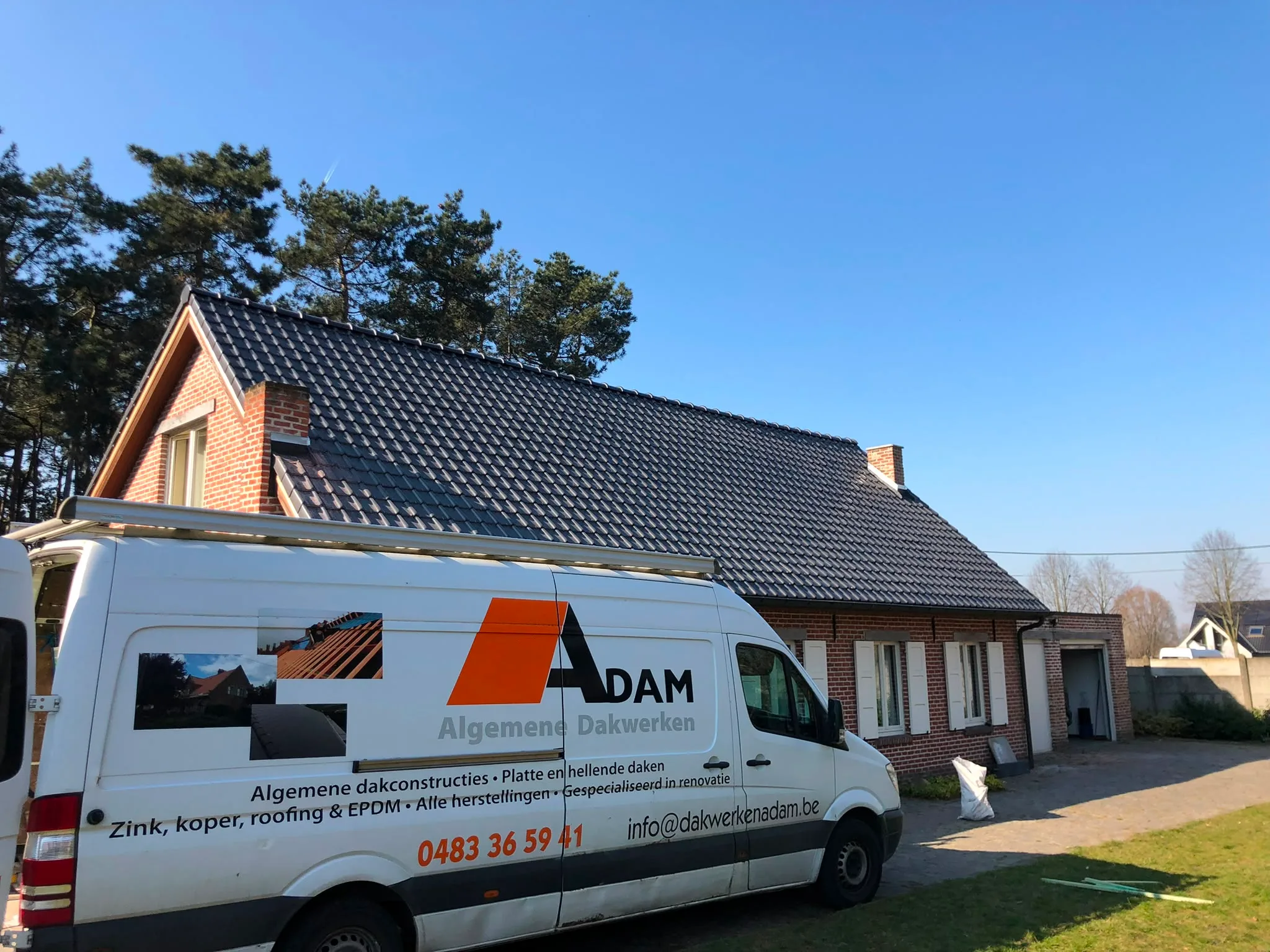 Moderne woning met nieuw dakwerk