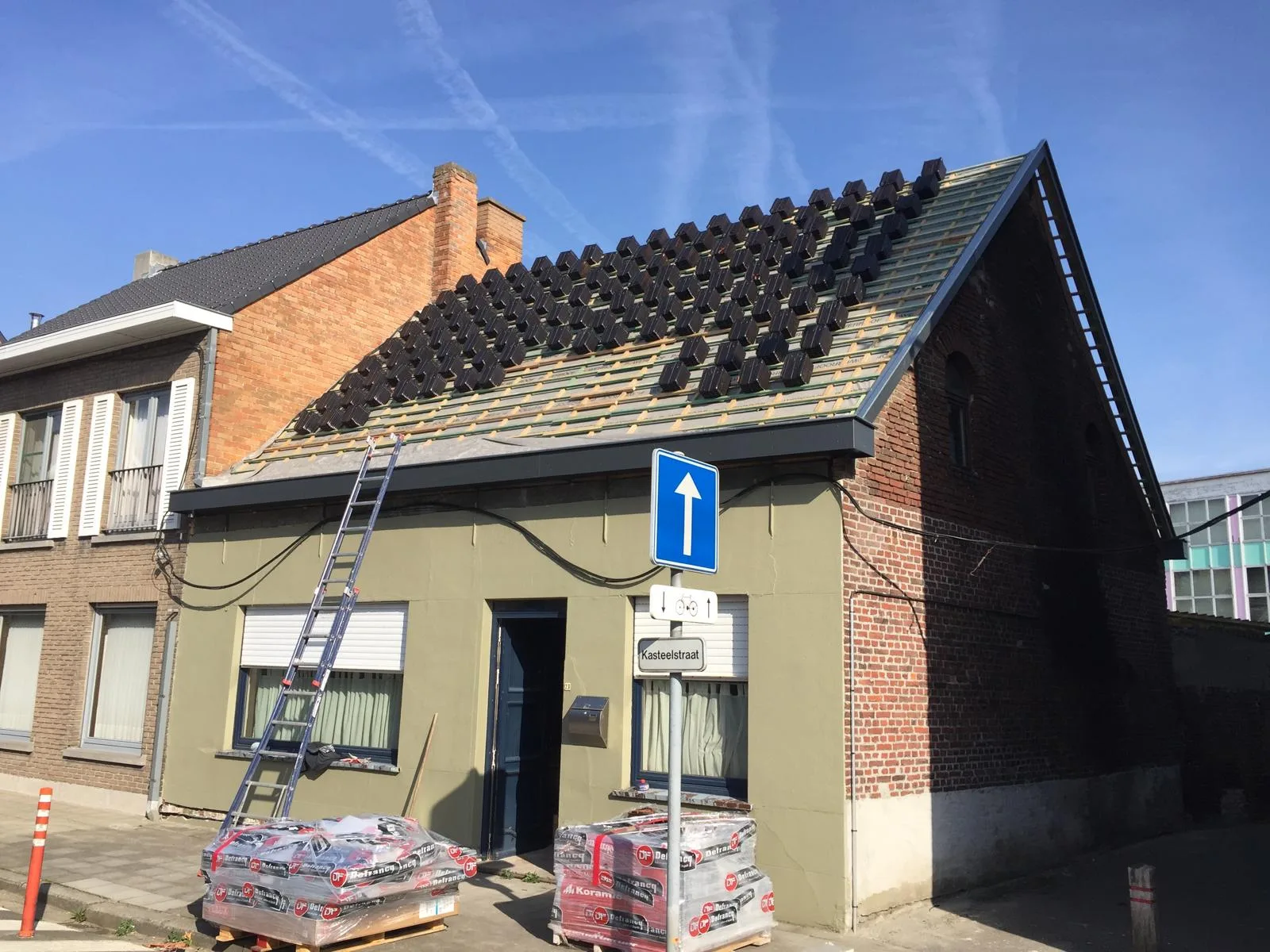Woningverbouwing met vervangen dakbedekking